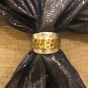Premier Designs Silver and Brass Plated Ring